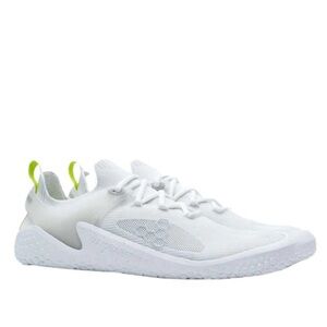Vivobarefoot Women's Motus Strength Athletic Shoe - White and Lime